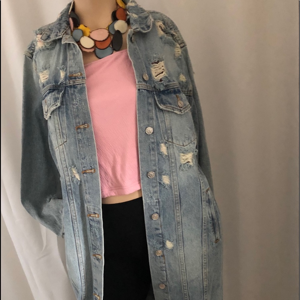 Maxi Jean Jacket